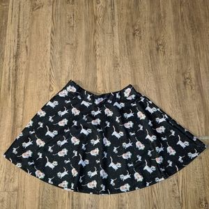 Rick & Morty XL Elastic Waist Mini Skirt